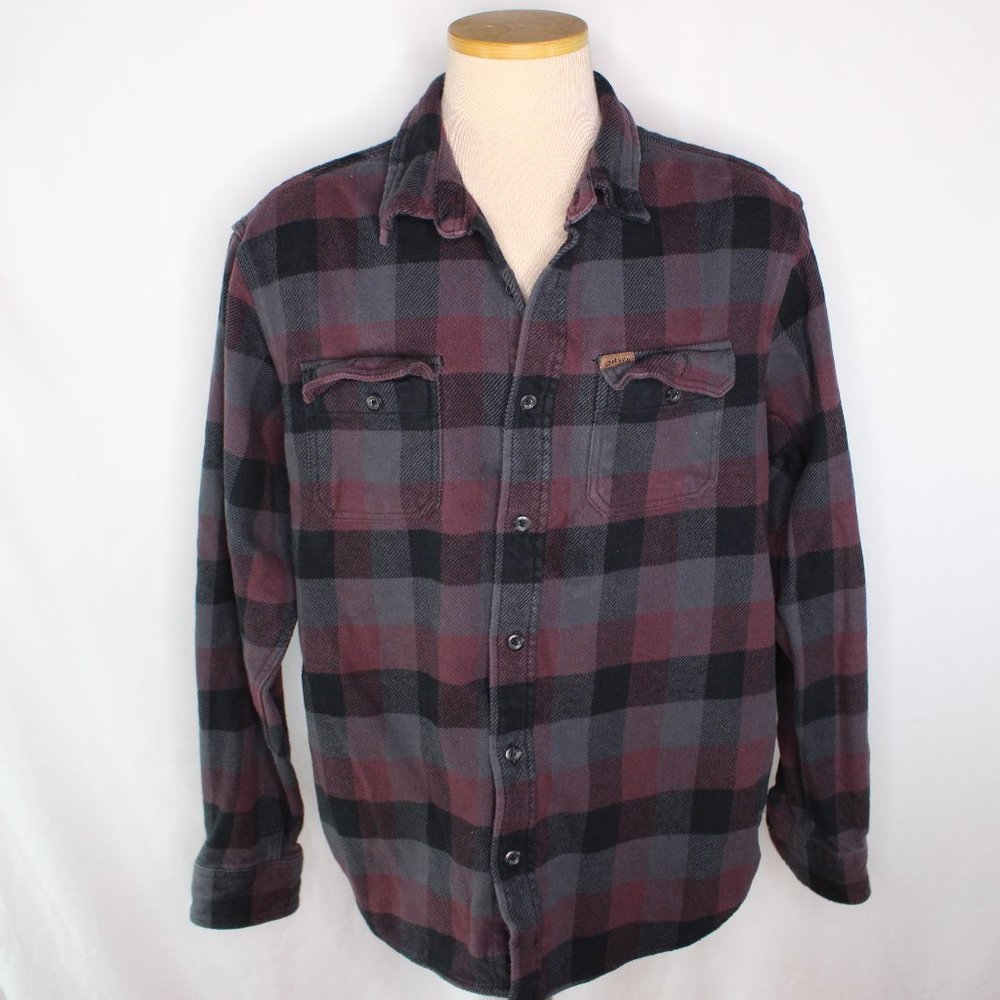 Orvis Heavyweight Flannel Plaid Shirt